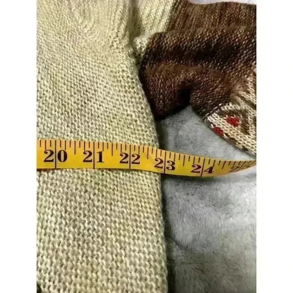 Lucky Cardigan Aztec Southwestern Fringe Asymetrical Open Sweater Womens  Large - Picture 5 of 11